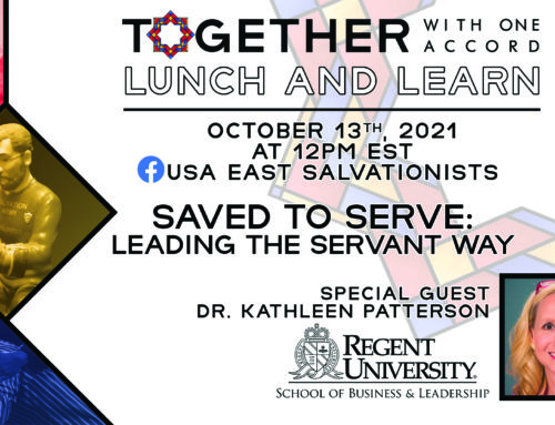 Lunch & Learn | Dr. Kathleen Patterson | Saved to Serve: Leading the Servant Way