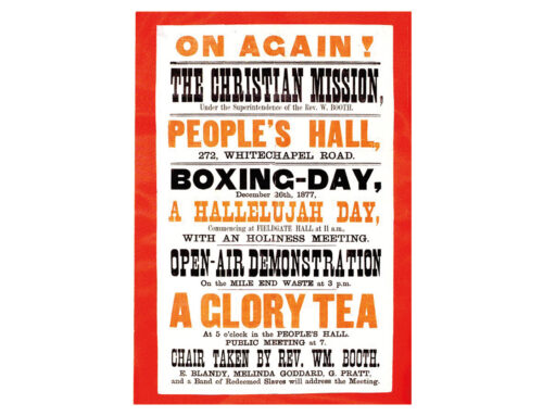 The Christian Mission Handbill, 1877